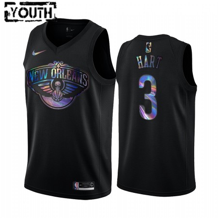 Dječji NBA Dres New Orleans Pelicans Josh Hart 3 Iridescent HWC Collection Swingman